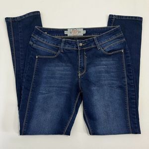 Bella Skinny Jeans Mid Rise Women's Size 15 Blue Denim Pants 4 pockets
